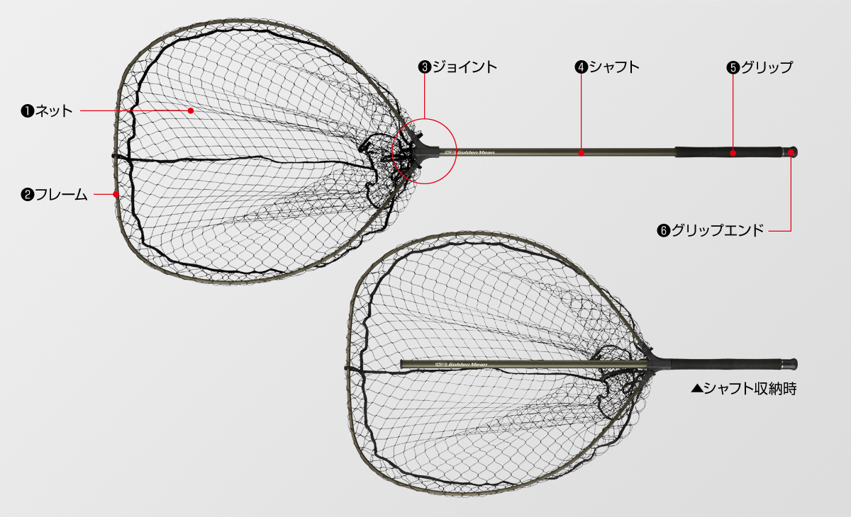 ゴールデンミーン　オーシャンネット　プレジャー　青物　大型魚　軽量